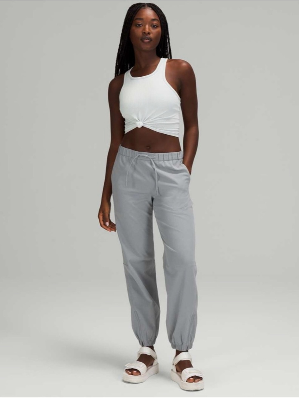 Lululemon Essential Affinity Mid Rise Jogger in Rhino Grey Sz 12